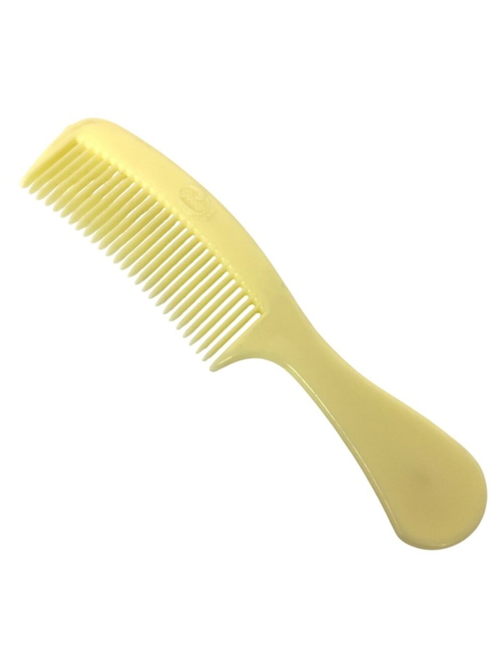 Vintage Goody Cream Wide-Tooth Pocket Comb With Handle For All Hair Types